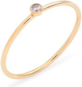Nashelle Birthstone Ring in June Gold at Nordstrom, Size 7