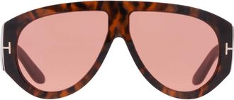 Tom Ford Bronson Red Pilot Mens Sunglasses FT1044 52S 60