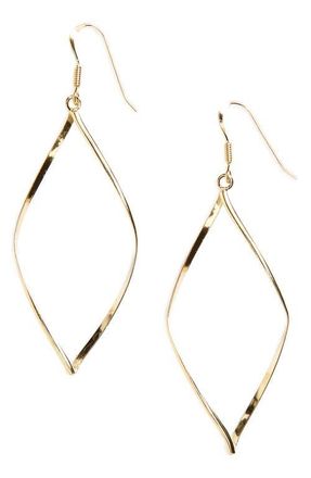 Argento Vivo Argento Vivo Marquise Earrings in Gold Vermeil High Polish at Nordstrom