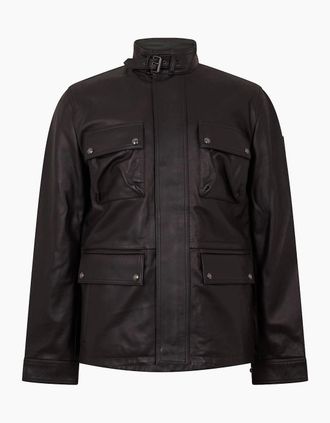 Belstaff Mens Grant Leather Jacket - Brown - Size: 36/Regular