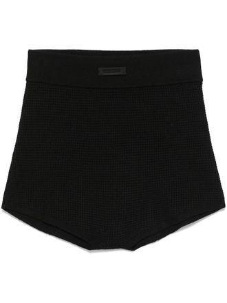 Fear of God waffle-knit shorts - Black