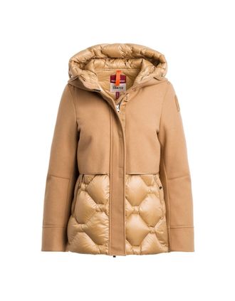 Parajumpers Womens Parajumpers Nadine Camel Brown Down Jacket - Size: 10/8