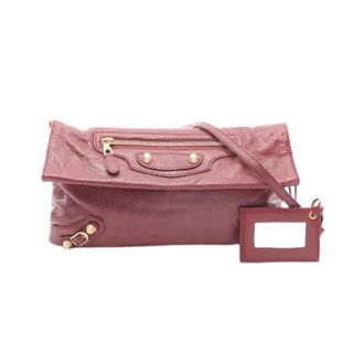 Balenciaga Pre-owned Cross Body Bags, female, Red, Size: ONE SIZE Pre-owned Giant Envelope Leather 2way Clutch Bag