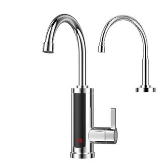 OEM Grifo Universal Para Fregadero Con Intercambiador De Calor Integrado Y Giro De 360&deg; Grifo De Cocina De Acero Inoxidable Para Agua Fr&iacute;a Y Caliente Con 