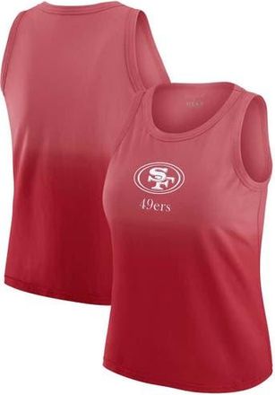 WEAR by Erin Andrews Womens WEAR by Erin Andrews x Gracie Hunt Scarlet San Francisco 49ers Ombre Tank Top at Nordstrom, Size X-Small