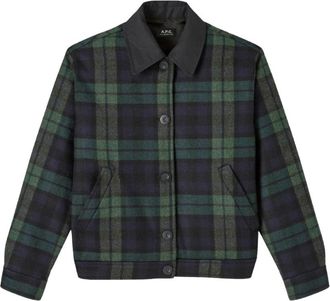 A.P.C. Blouson Anna - Jackets - Mujer - Azul - M