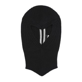 Rick Owens Black Wool Hat Stylish Accessory - male - Rick Owens - Accessories - Black - ONE SIZE - Accessories