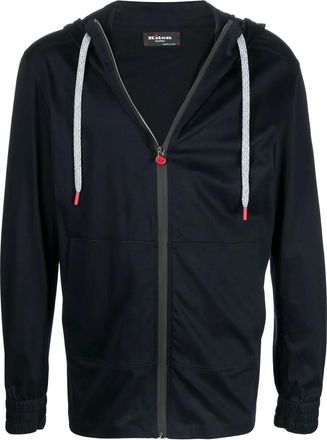 Kiton Felpa con cappuccio - Blu
