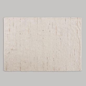 Maisons du monde Alfombra de lana tejida, crudo, marr&oacute;n y azul, 160x230 cm