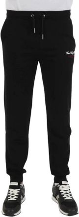 Karl Lagerfeld Drawcord Trainingsbroeken - Heren - Sweatpants - Zwart - XL - Katoen - Broeken