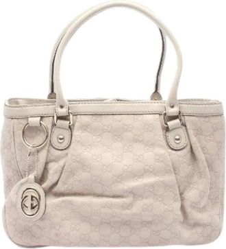 Gucci Borsa Tote in Pelle Sukey Pre-owned - - Pre-owned - Donna - Beige - ONE SIZE