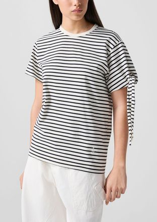 J.W.Anderson Womens Short-sleeve sailor top with knot