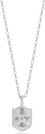 Glaze Jewelry Sterling Silver Love Shield Necklace