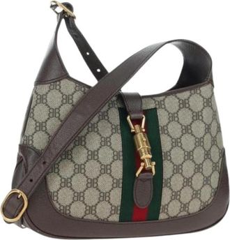 Balenciaga Pre-owned Vintage Schoudertas - Dames - Vintage Schoudertas - Beige - ONE Size - Leer - Vintage