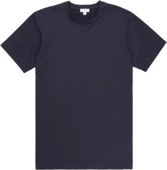 Sunspel crew-neck T-shirt - Blauw