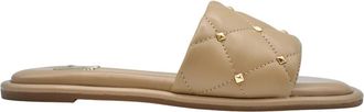 Michael Kors Hayworth Slide - Dames - Sandalen - Bruin - 39 EU - Schoenen