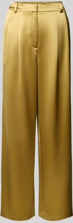Herzensangelegenheit Herzensangelegenheit Hose mit weitem Bein und gelegten Falten in Khaki, Größe 34