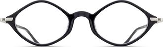 Matsuda Geometric Optical Frame - unisex - Brillen - Zwart - 47 MM - Accessoires