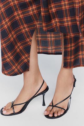 Studio Amelia Wishbone 90 Strappy Stiletto Sandals