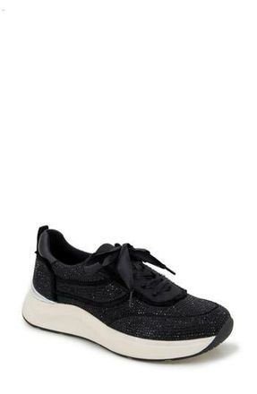 Kenneth Cole Reaction Claire Rhinestone Embellished Sneaker in Black at Nordstrom Rack, Size 5.5