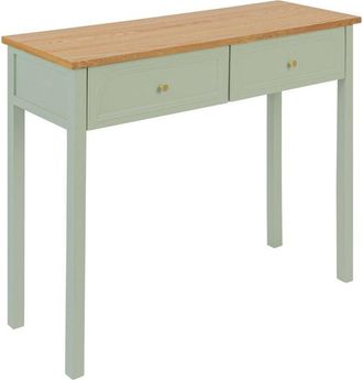 Atmosphera Atmosphera - Consola Mohea 2 Cajones Verde Celad&oacute;n L100cm Cr&eacute;ateur DInt&eacute;rieur