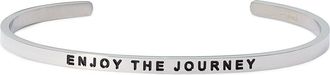 Mantraband Enjoy the Journey bracelet in Silver at Nordstrom