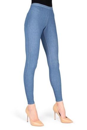 MeMoi Simple Leggings in Light Wash at Nordstrom Rack, Size Small/medium