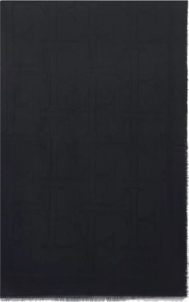 Elisabetta Franchi Accessoires, Dames, Zwart, ONE Size, Viscose en Modal Sjaal