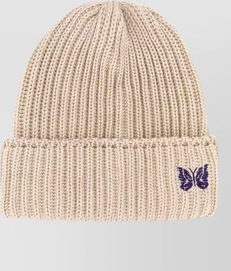 Needles wool beanie