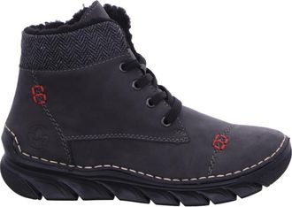 Rieker Veterboots - Dames - Schoenen - Grijs - Maat: 37 EU