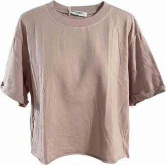 Bloomingdale's Womens Izzy Elbow Sleeve Tee In Lavender