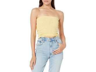 Free People Boulevard Tube Womens Clothing Palm Leaf : MD (Womens 8-10), Cotton