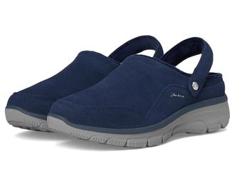 Skechers Easy Going - Distinctive Charm Womens Shoes Navy : 5.5 B - Medium, Suede