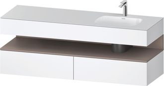 Duravit Duravit - Qatego Lavabo Encastr&eacute; Avec Meuble Sous-lavabo En