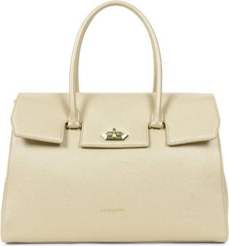 Lancaster Handbags - Dames - Schoudertassen - Beige - ONE Size - Leer - Tassen