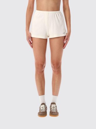 Sporty & Rich Stretch Cotton Culotte Shorts with Elasticated Waist