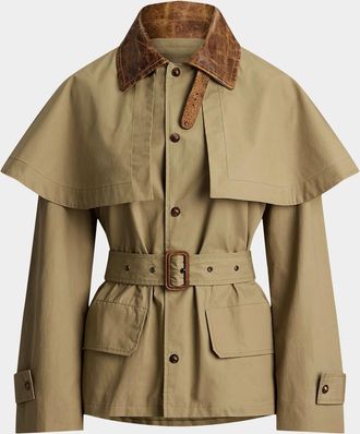 Ralph Lauren Collection Brannigan Cotton-Blend Coat