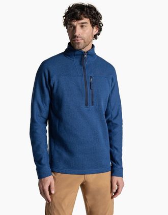Craghoppers Mens Craghoppers Mens Torney III Knitlook Half Zip Fleece - Navy - Size: 40