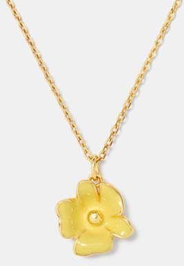 Kate Spade New York Golden Bloom Flower Pendant