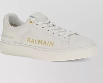 Balmain leather low top sneakers