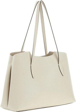 Guess Womens Tote Bag Light Taupe Polyurethane - Tote-Bags