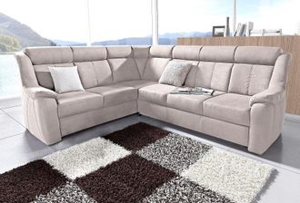 Sit&more Ecksofa »Basel L-Form« wahlweise mit Relaxfunktion