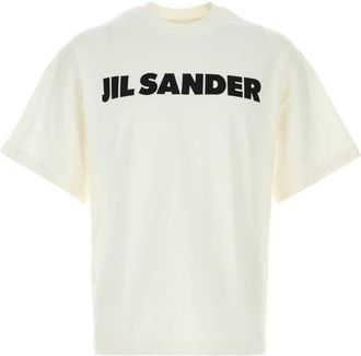 Jil Sander White Logo T-Shirt