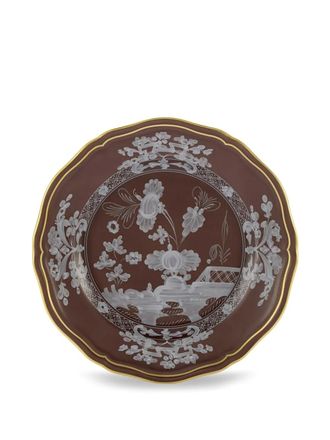 Ginori 1735 Oriente decoratief porseleinen bord - Bruin