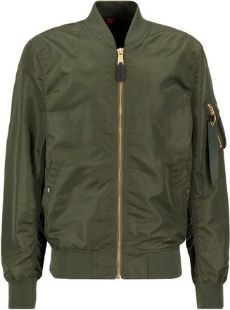 Alpha Industries Alpha Industries Mens MA-1 VF Light Bomber Jacket - Dark Green - Size Small