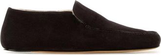 The Row Leo Loafer - Heren - Loafers - Bruin - 44 EU - Wol - Schoenen