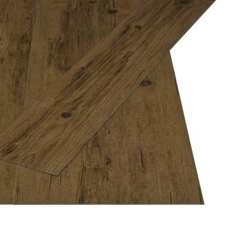 vidaXL Lama De Suelo Autoadhesiva 32 Pcs Madera Natural 4,46 M&sup2; Pvc Vidaxl