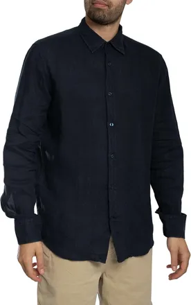 HUGO BOSS Elegant Regular Overhemd, Blauw