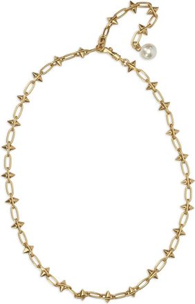 Pucci Collana di perle con borchie - Oro