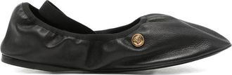 Versace Black Medusa Ballet Flat